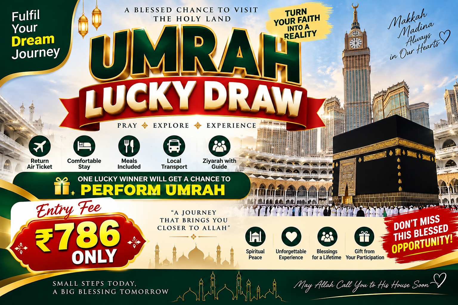 Umrah Lucky Draw ticket